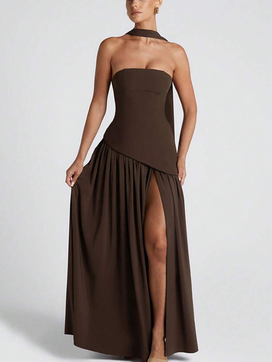 Roben Slit Dress