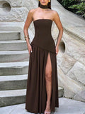 Roben Slit Dress