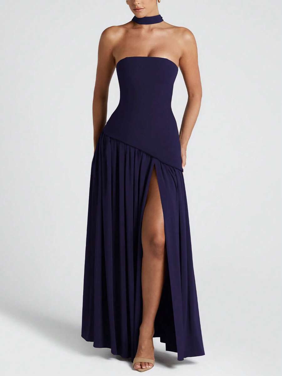 Roben Slit Dress