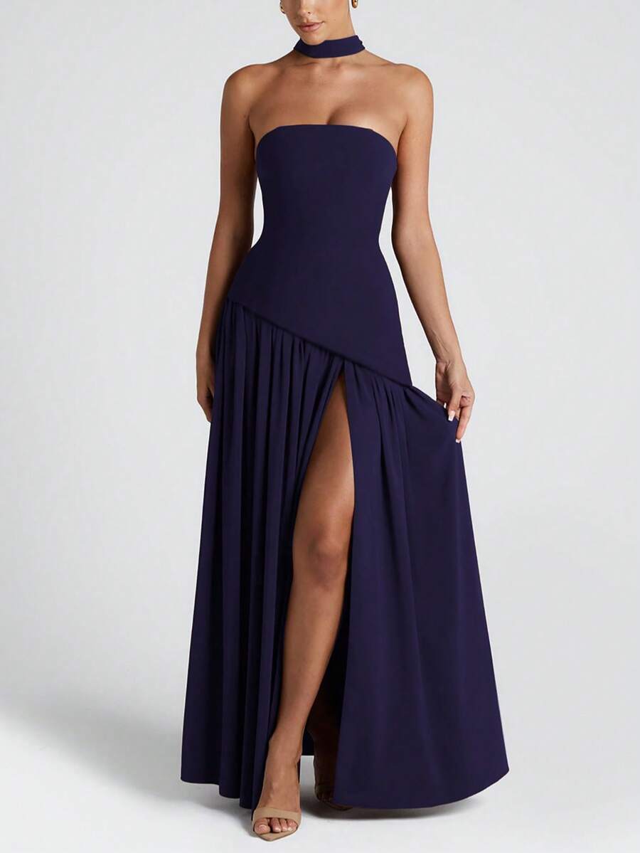 Roben Slit Dress