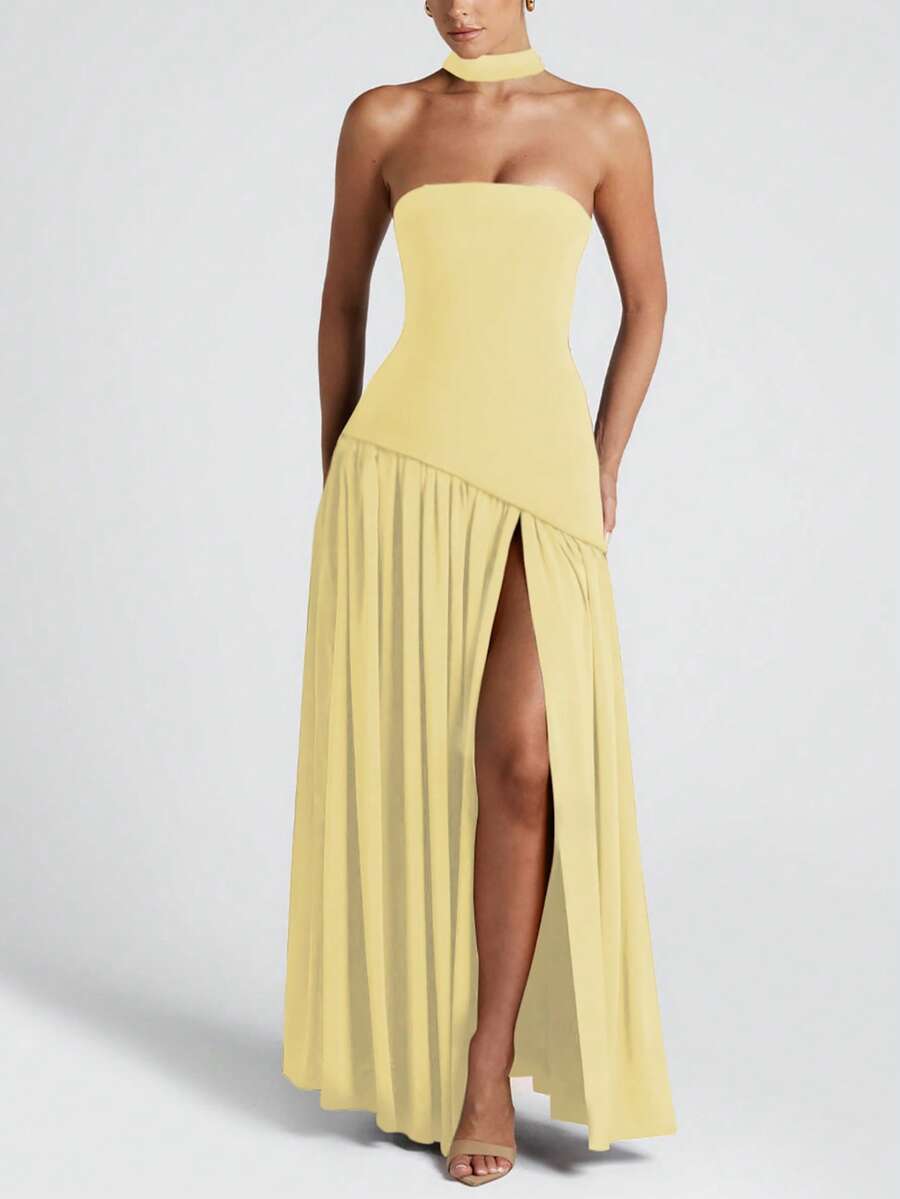 Roben Slit Dress
