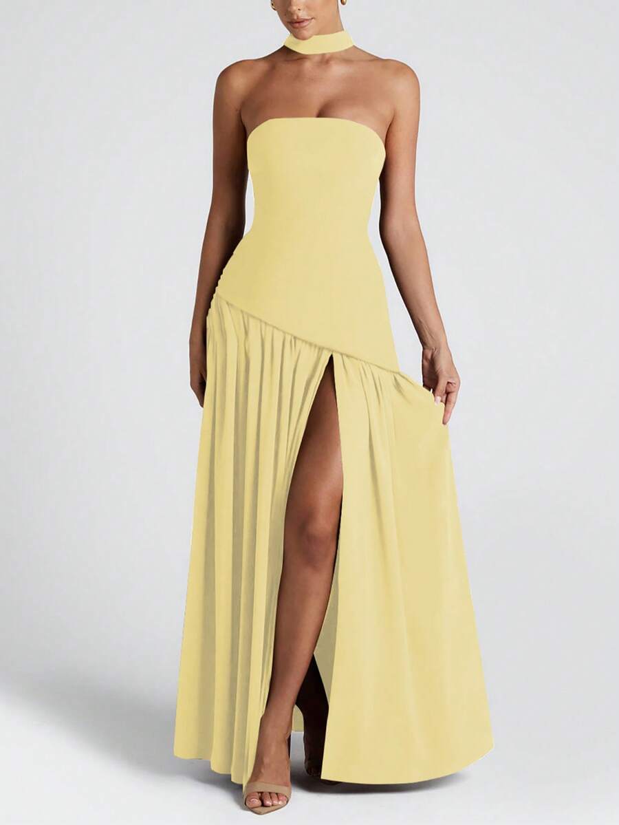 Roben Slit Dress