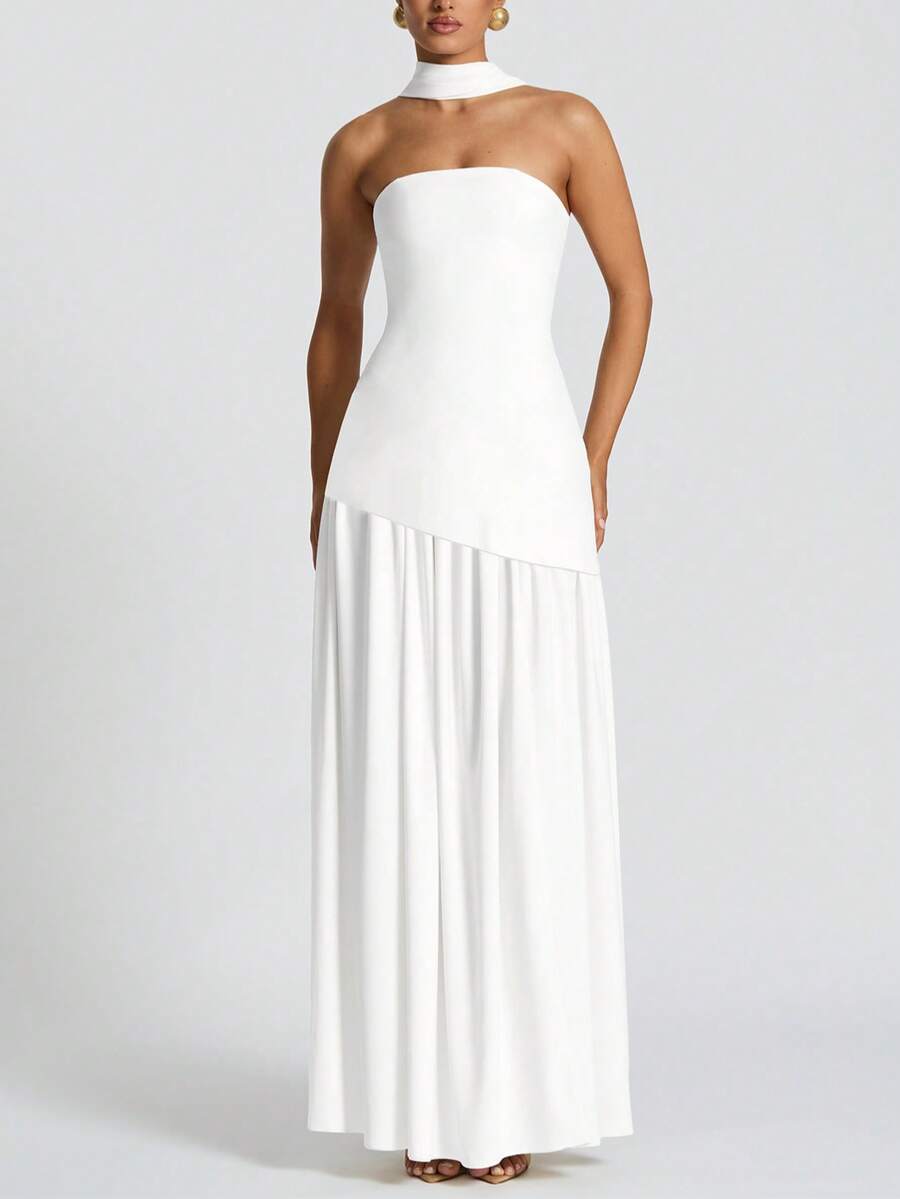 Roben Slit Dress