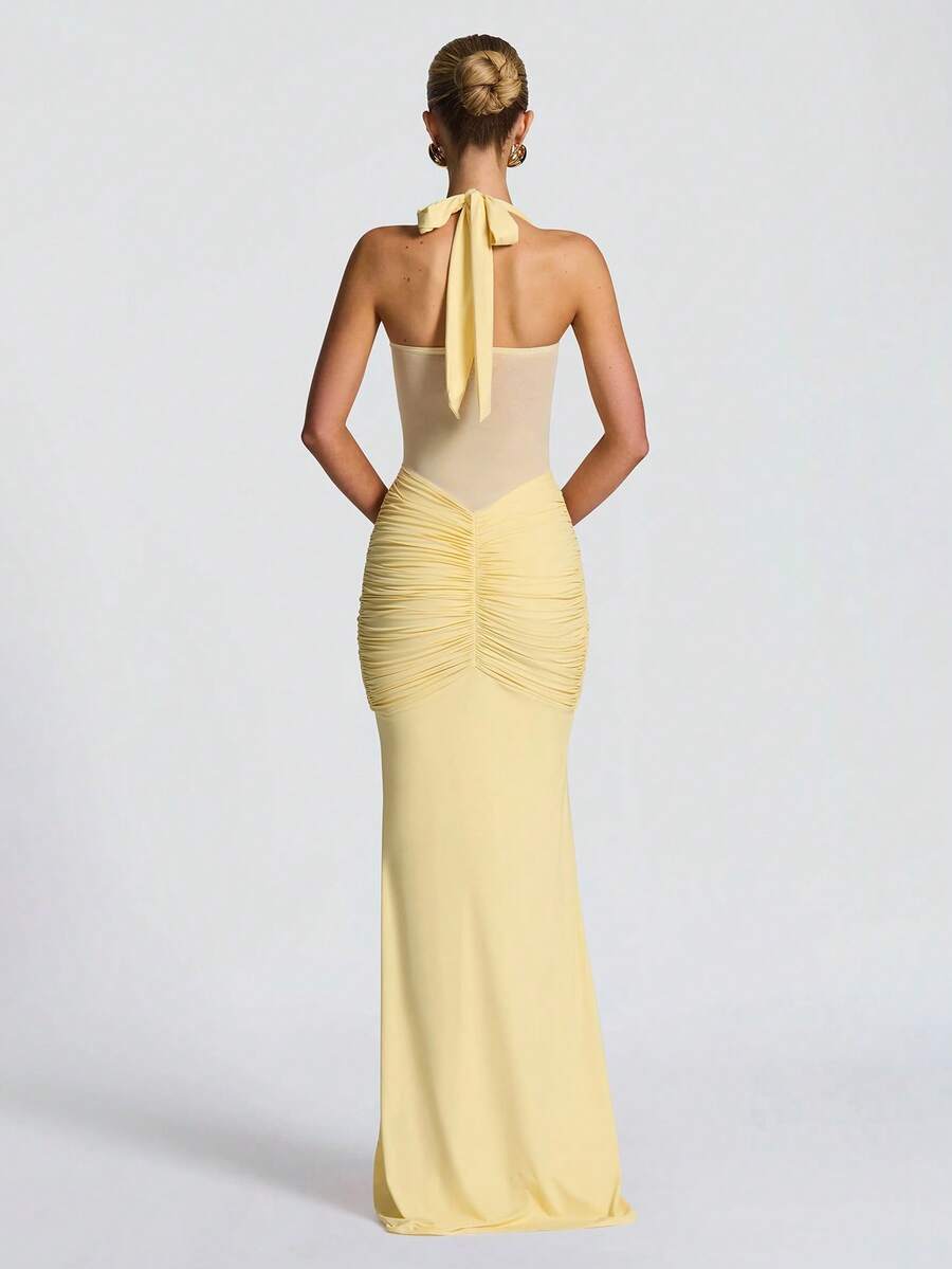 Millie Cinched Mesh Dress