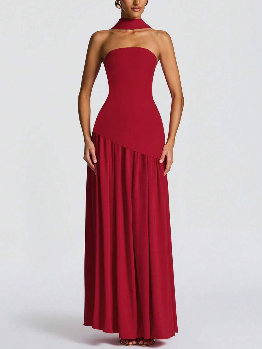Roben Slit Dress