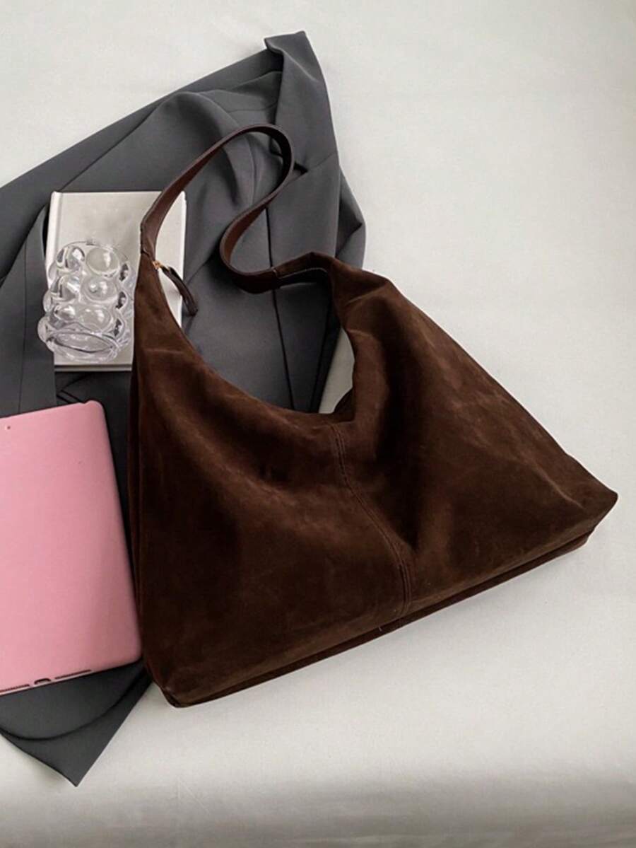 Harriet Suede Shoulder Bag