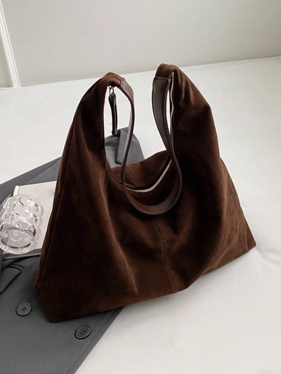 Harriet Suede Shoulder Bag