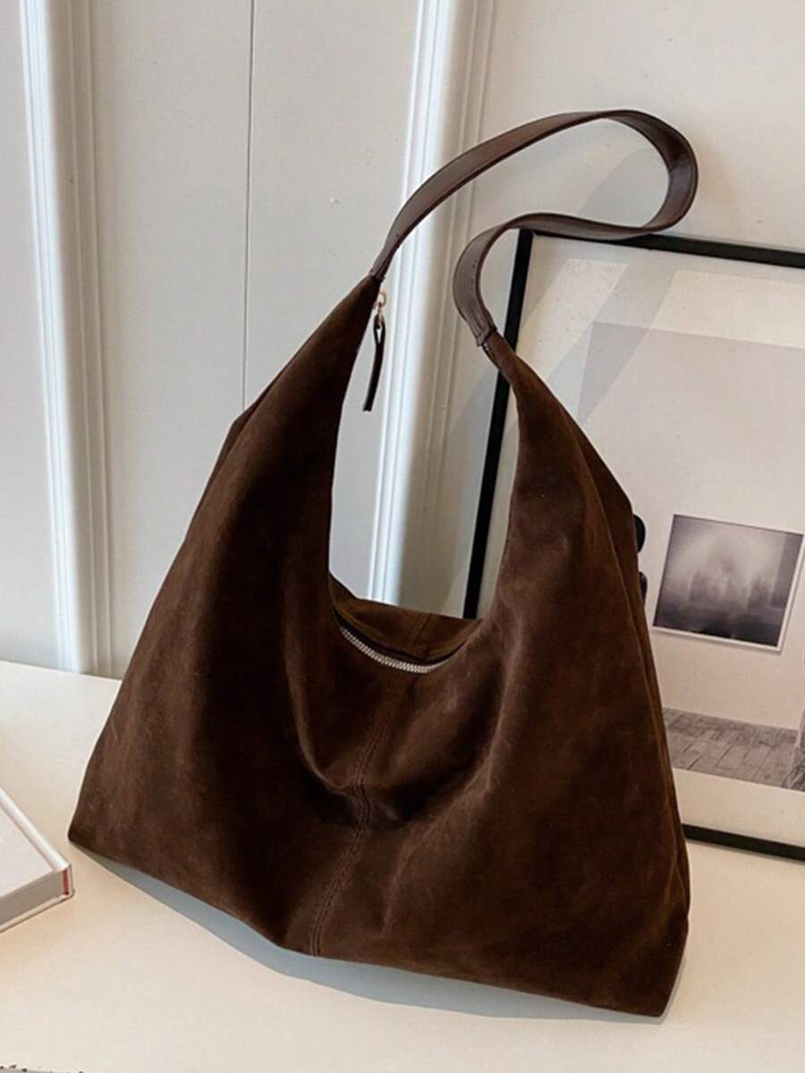 Harriet Suede Shoulder Bag