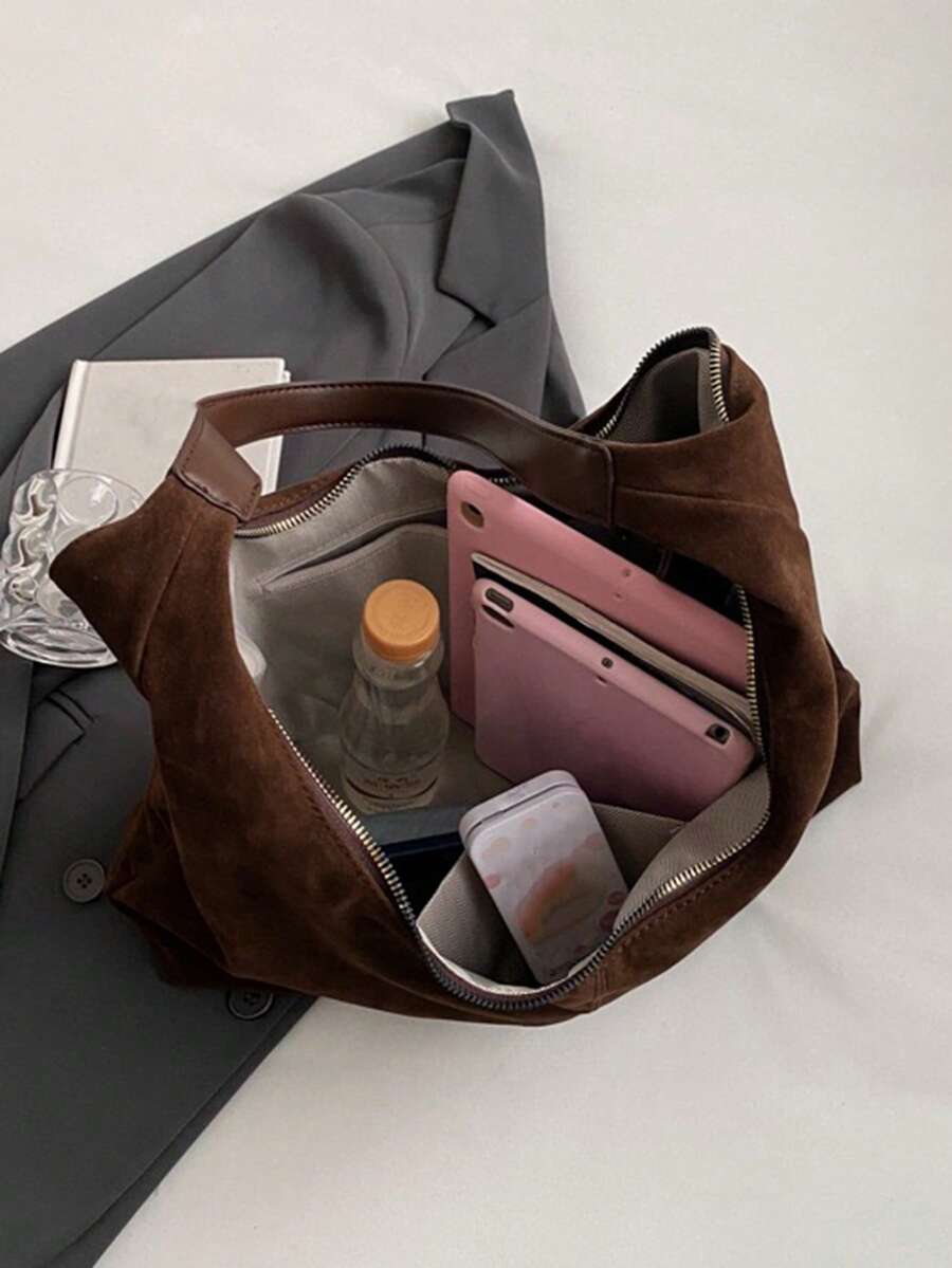 Harriet Suede Shoulder Bag