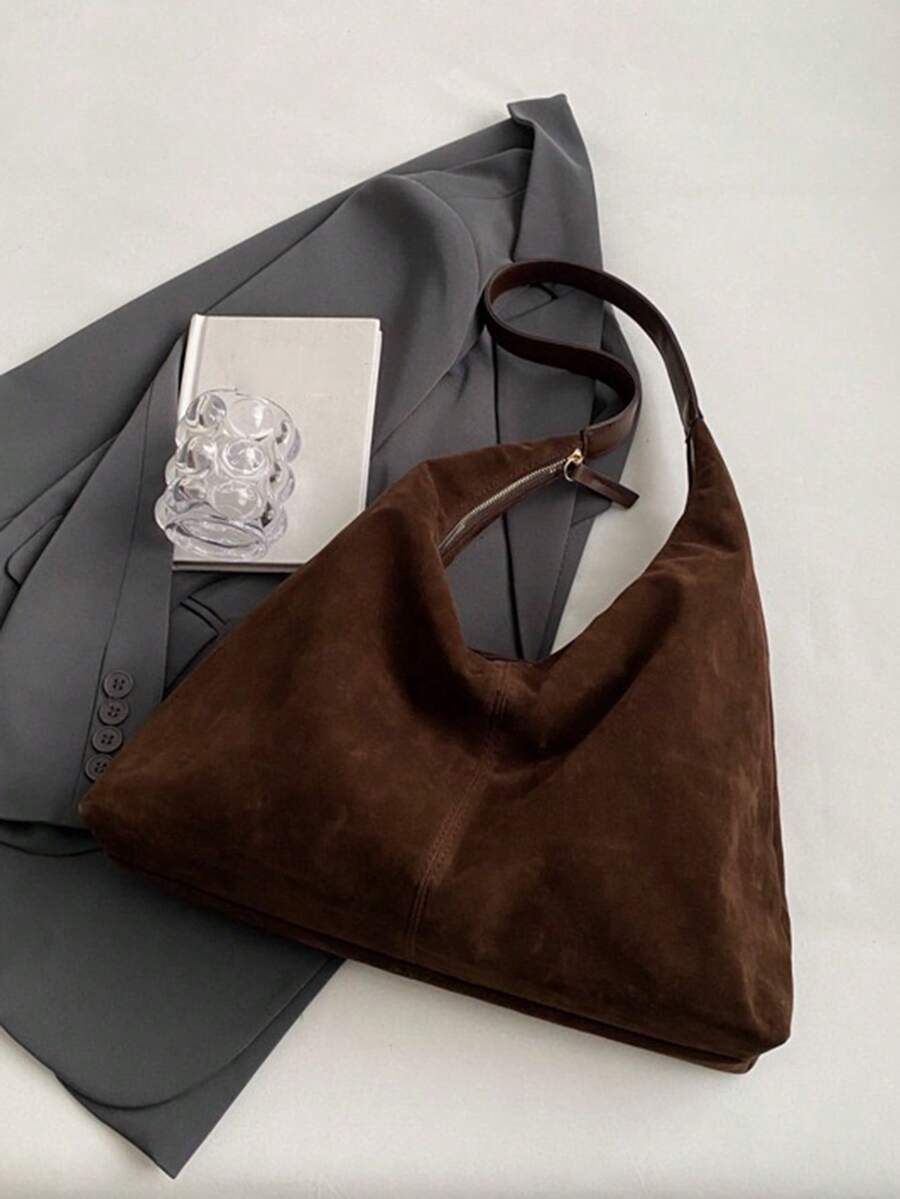 Harriet Suede Shoulder Bag