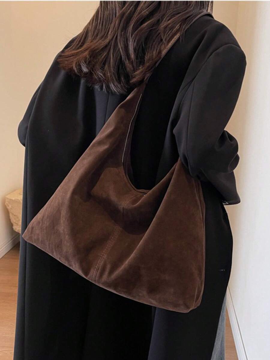 Harriet Suede Shoulder Bag