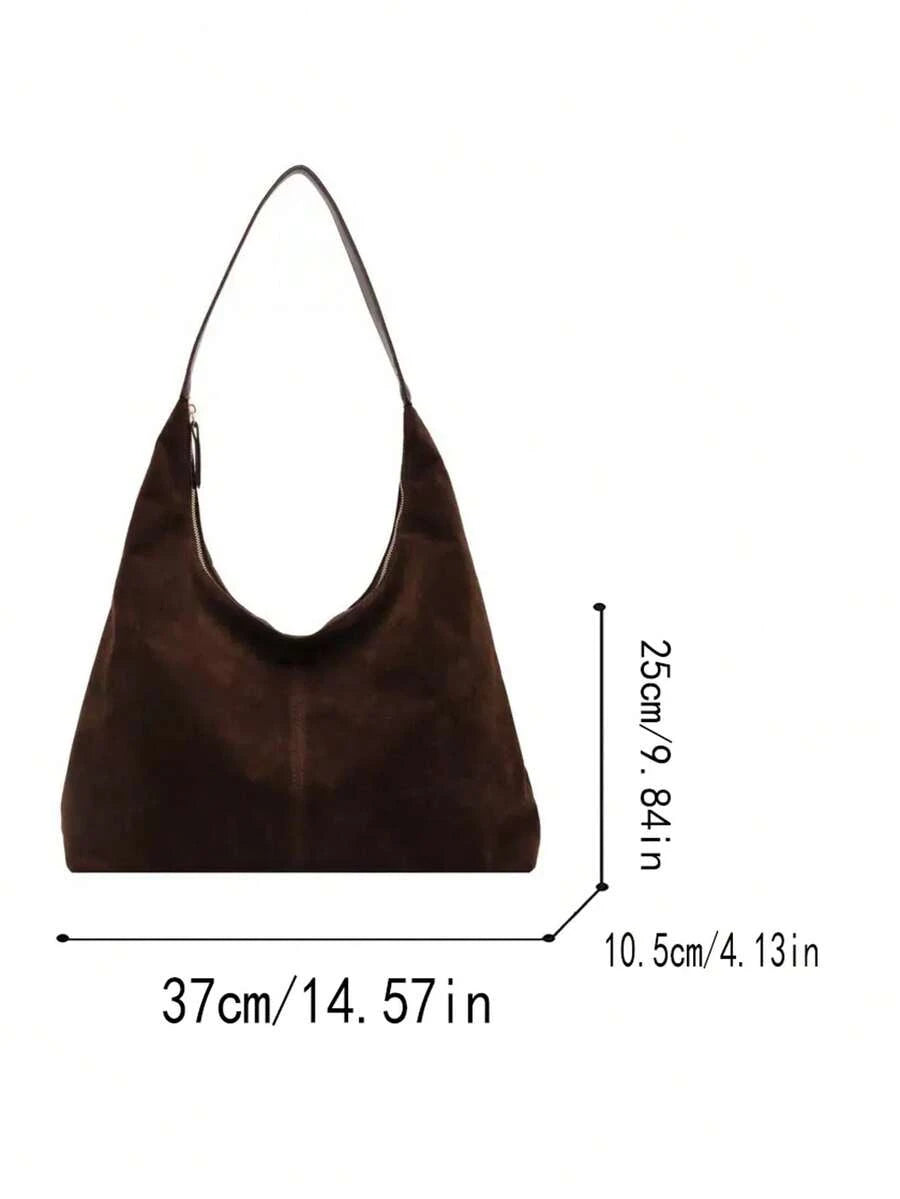 Harriet Suede Shoulder Bag