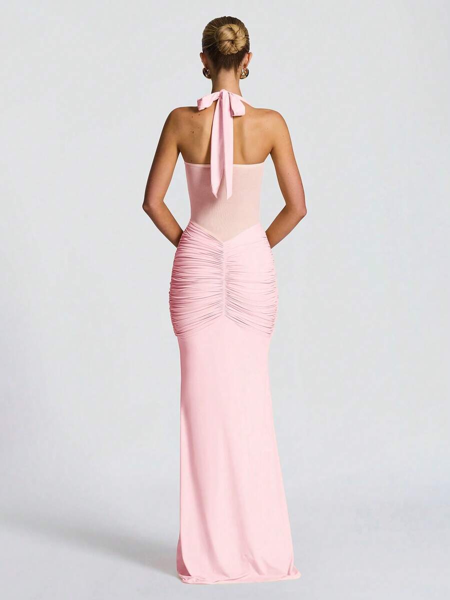 Millie Cinched Mesh Dress