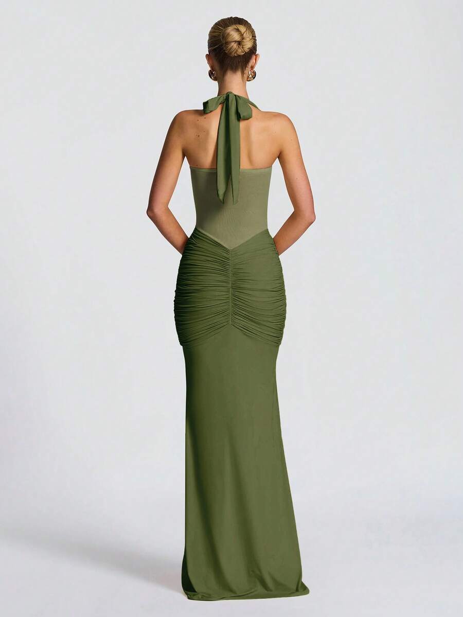 Millie Cinched Mesh Dress