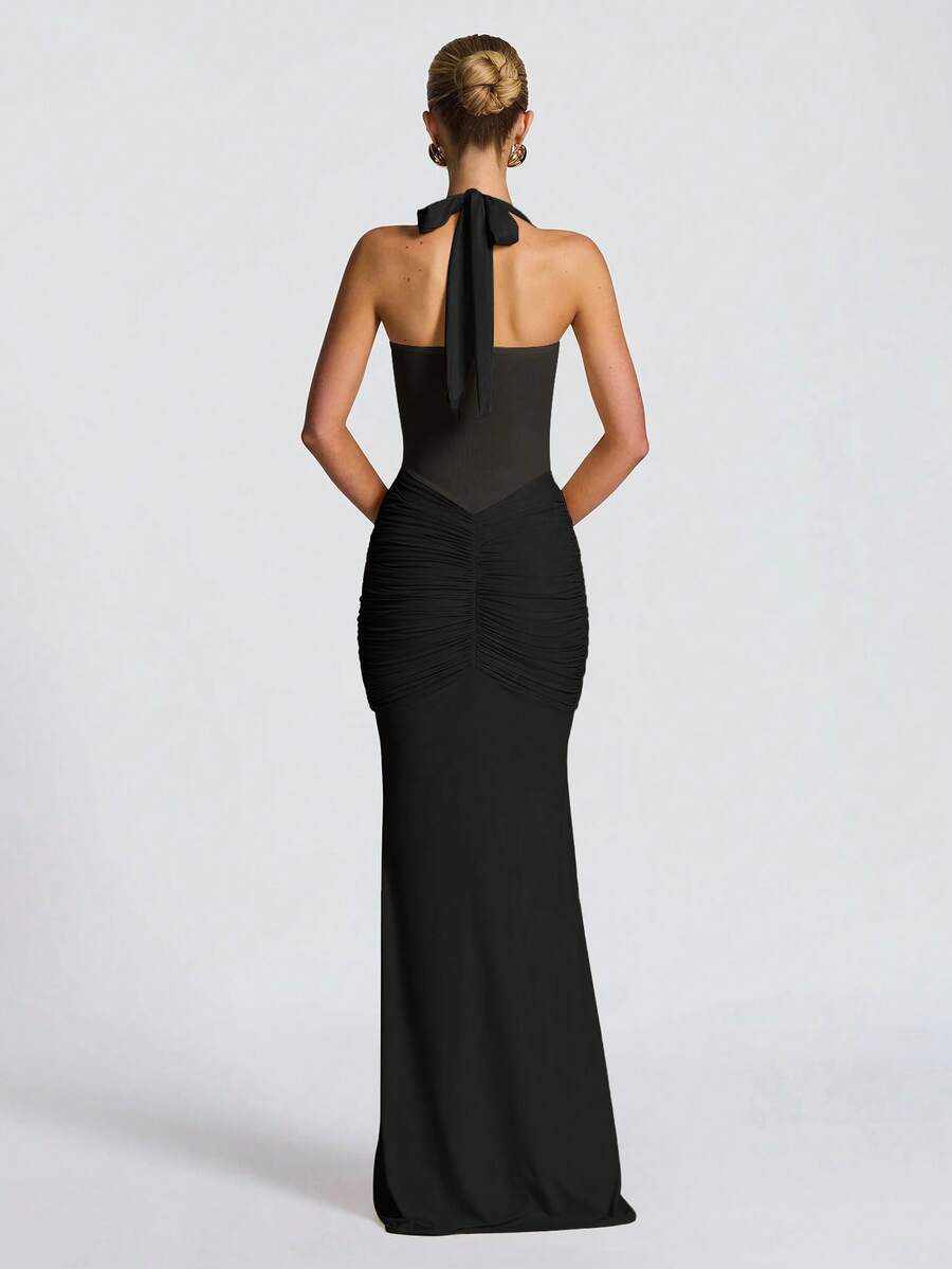 Millie Cinched Mesh Dress
