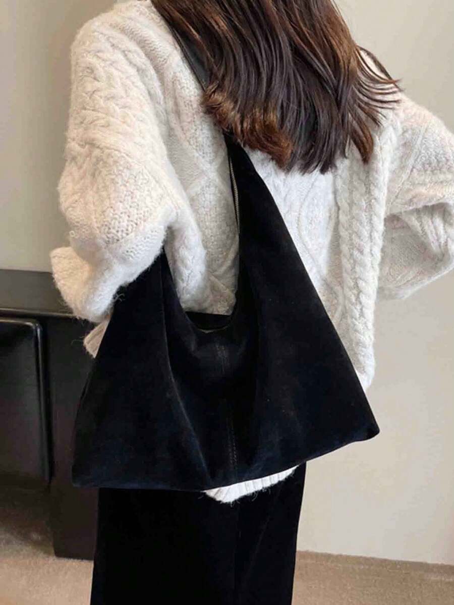 Harriet Suede Shoulder Bag