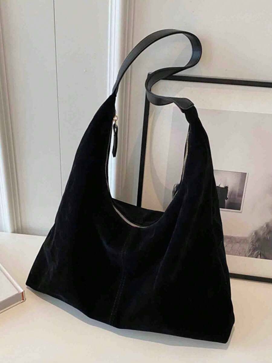 Harriet Suede Shoulder Bag