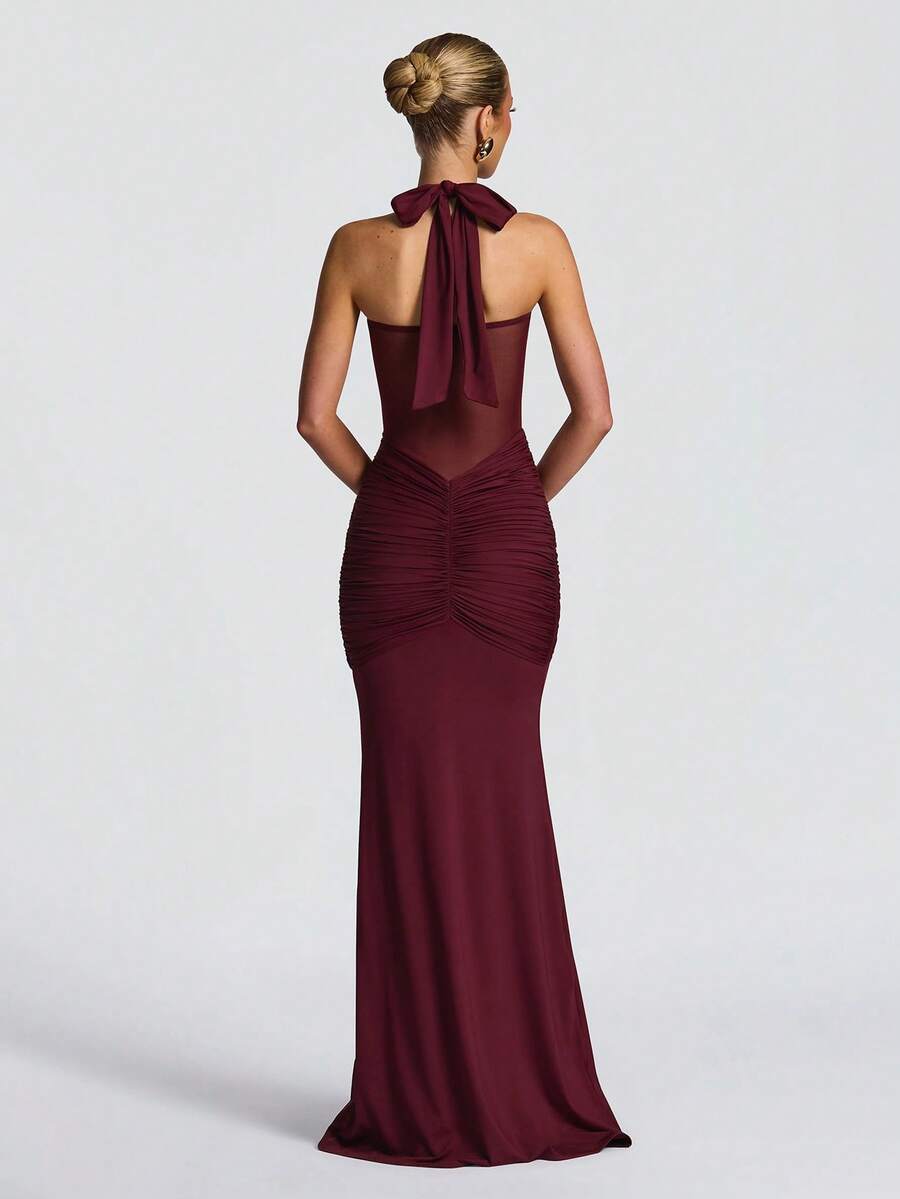 Millie Cinched Mesh Dress