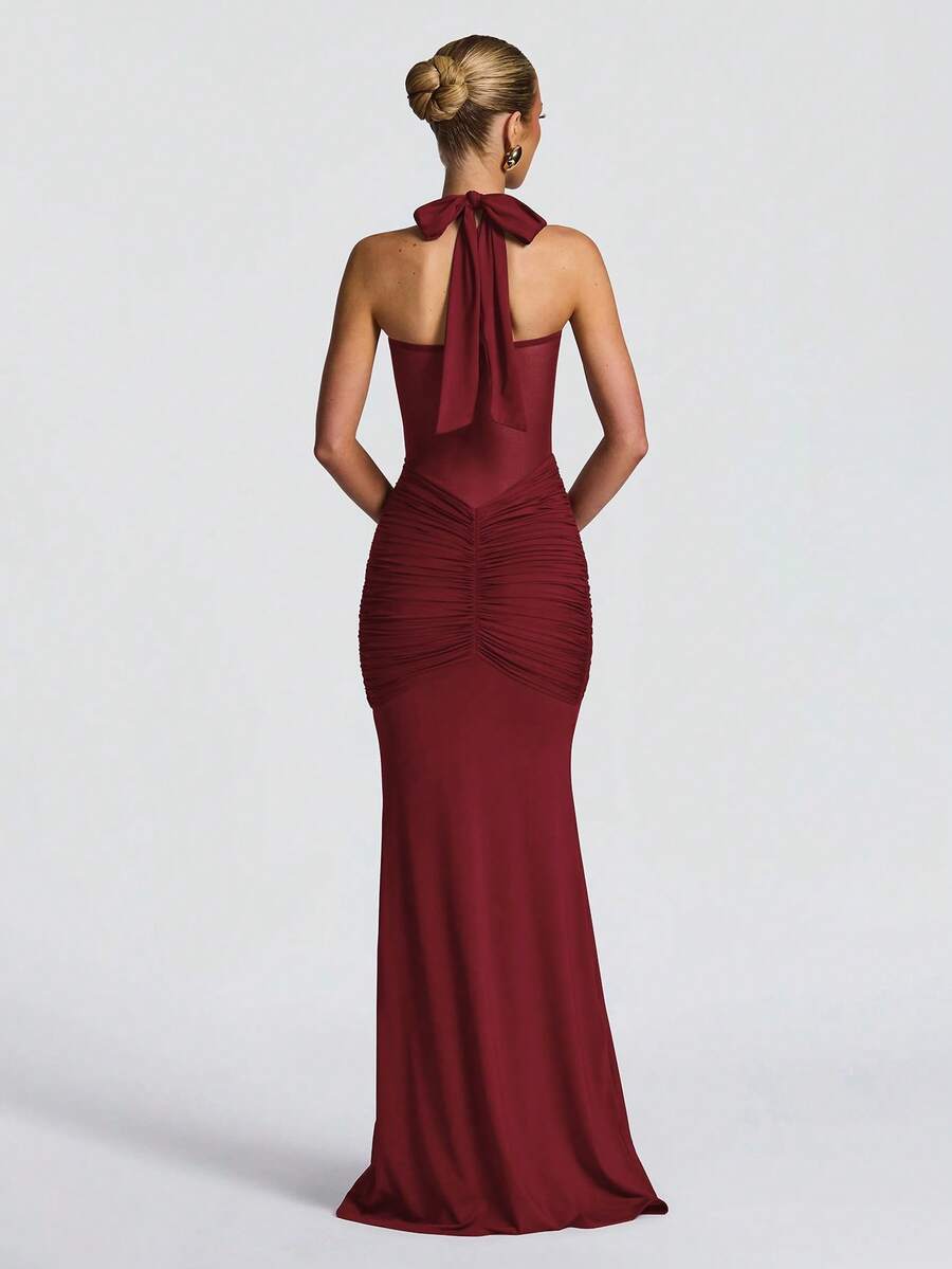 Millie Cinched Mesh Dress