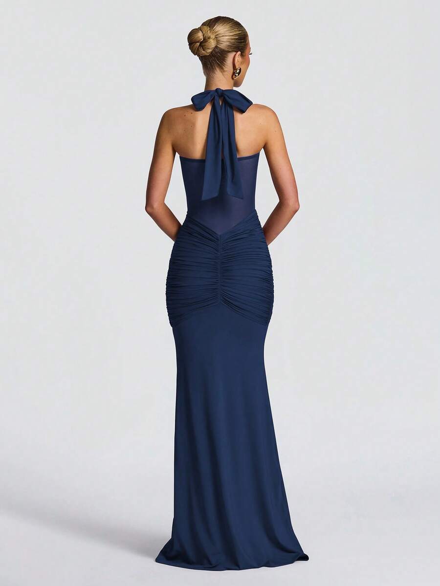 Millie Cinched Mesh Dress
