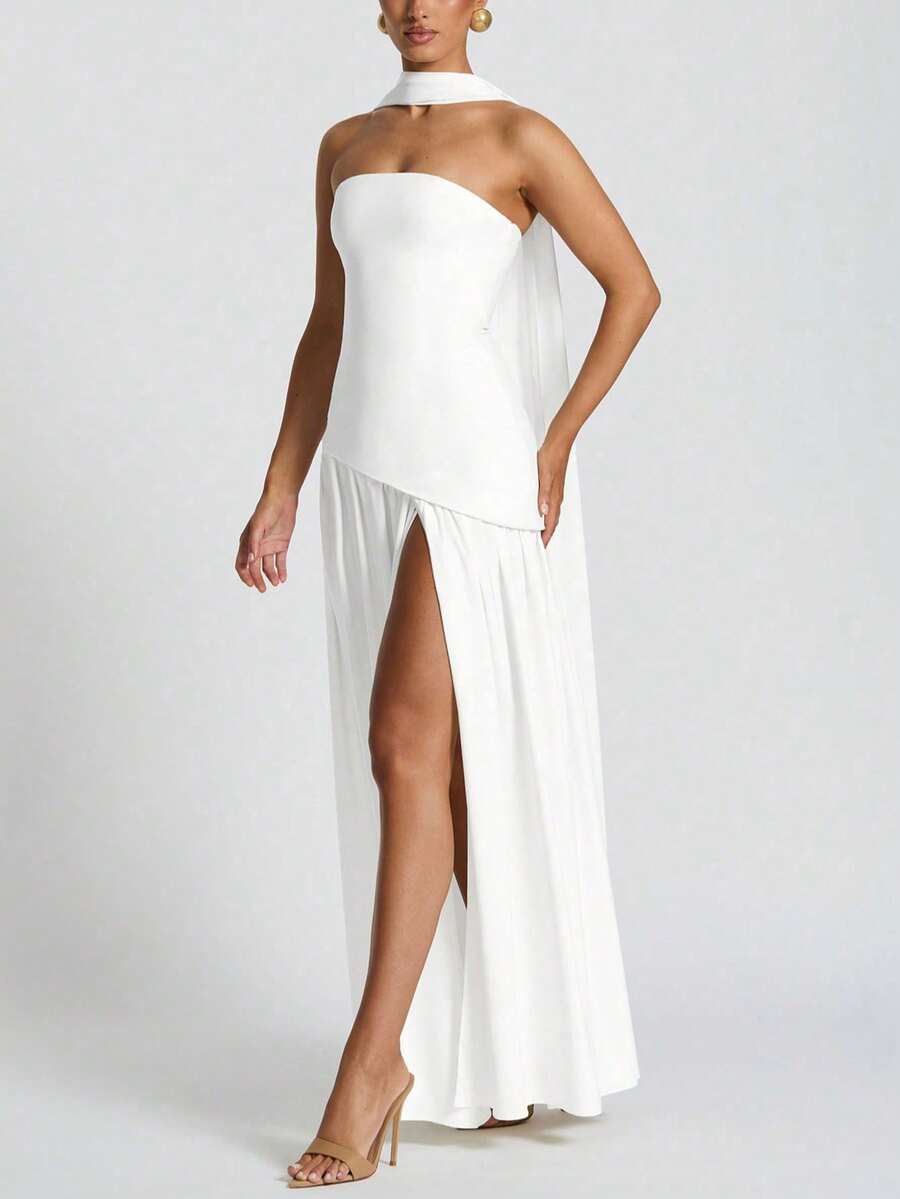 Roben Slit Dress