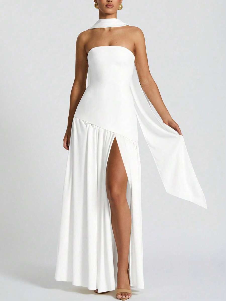 Roben Slit Dress