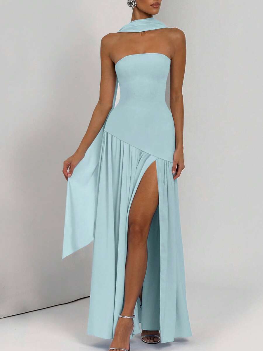 Roben Slit Dress