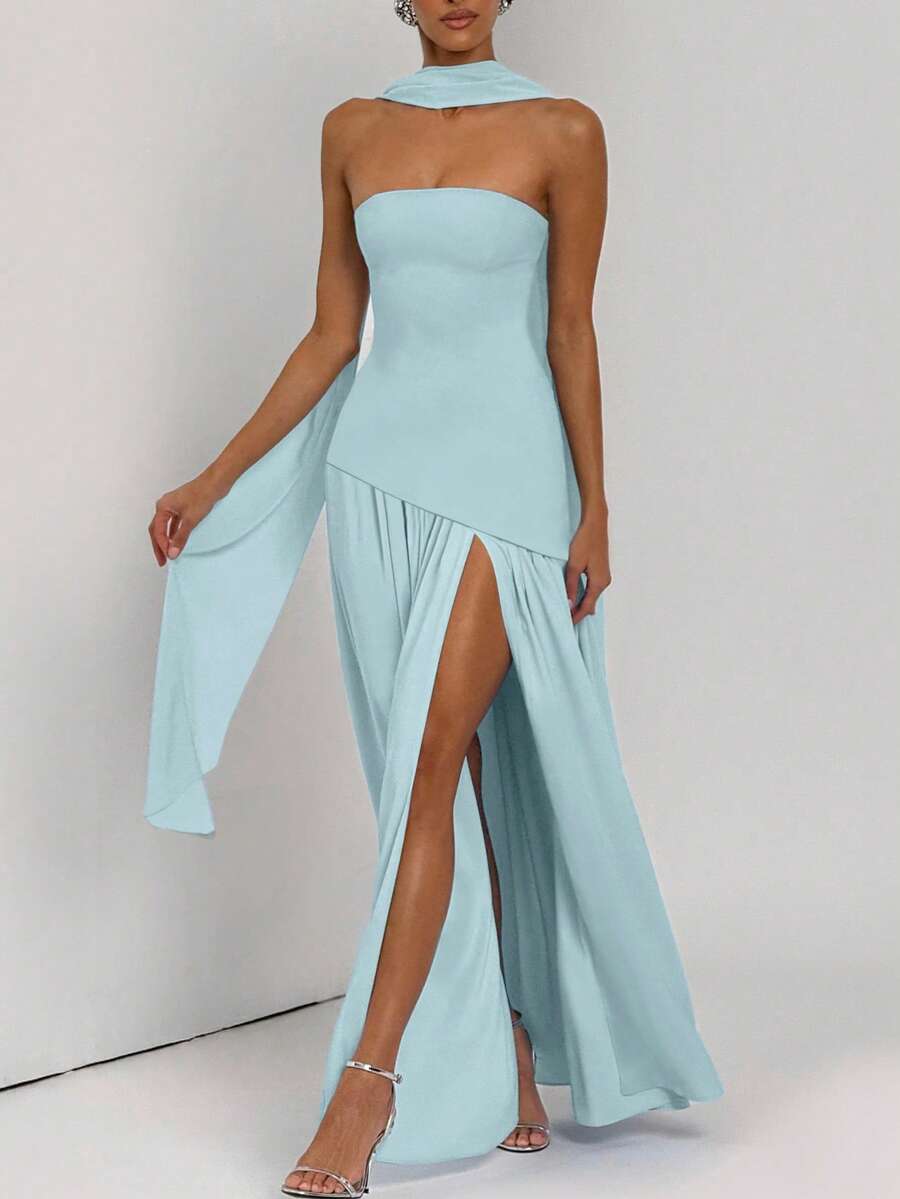Roben Slit Dress