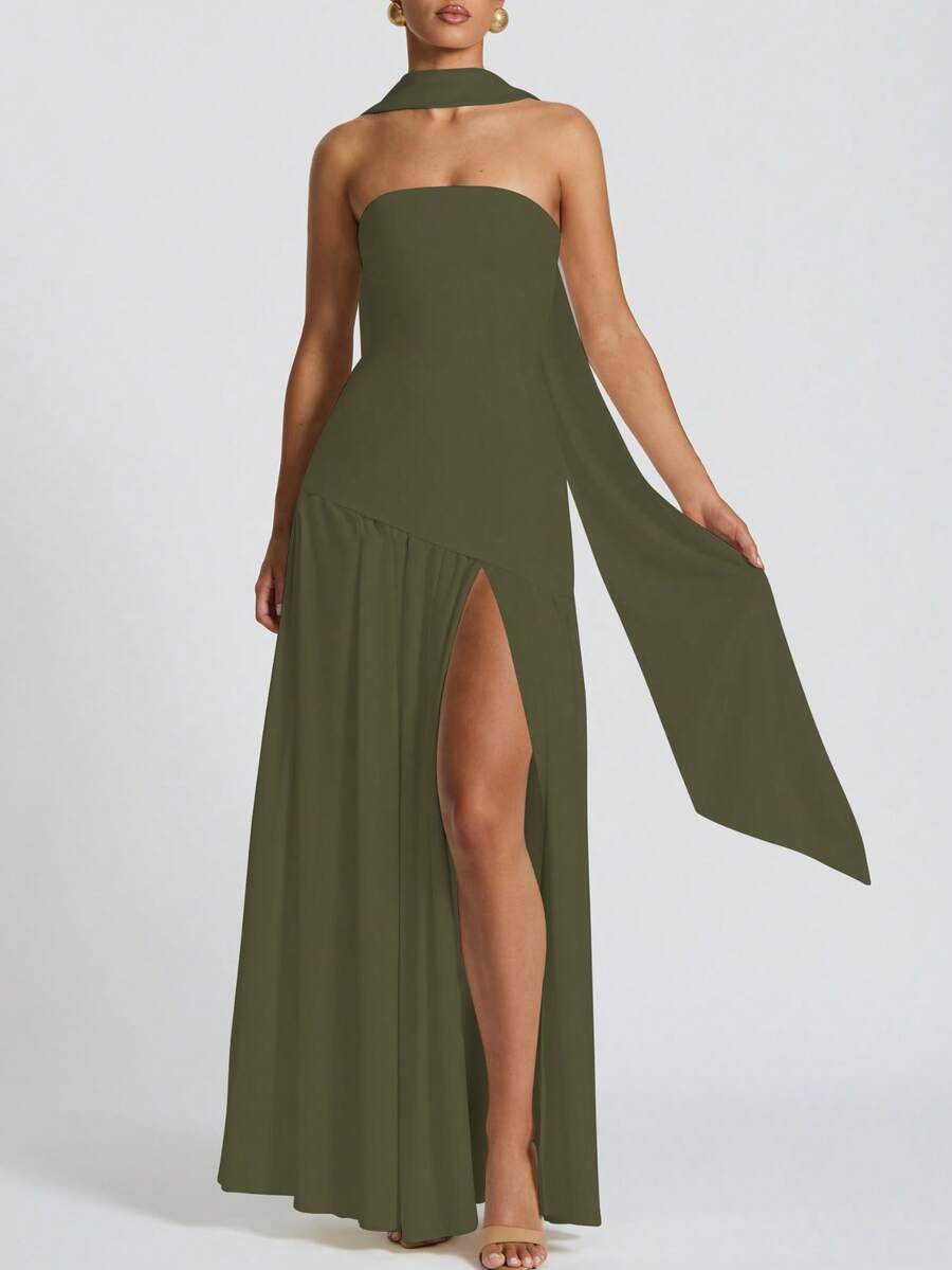 Roben Slit Dress