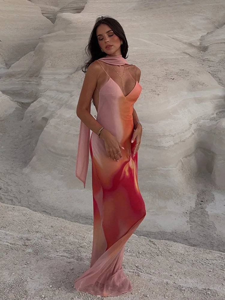 Cleo - Dress & Scarf